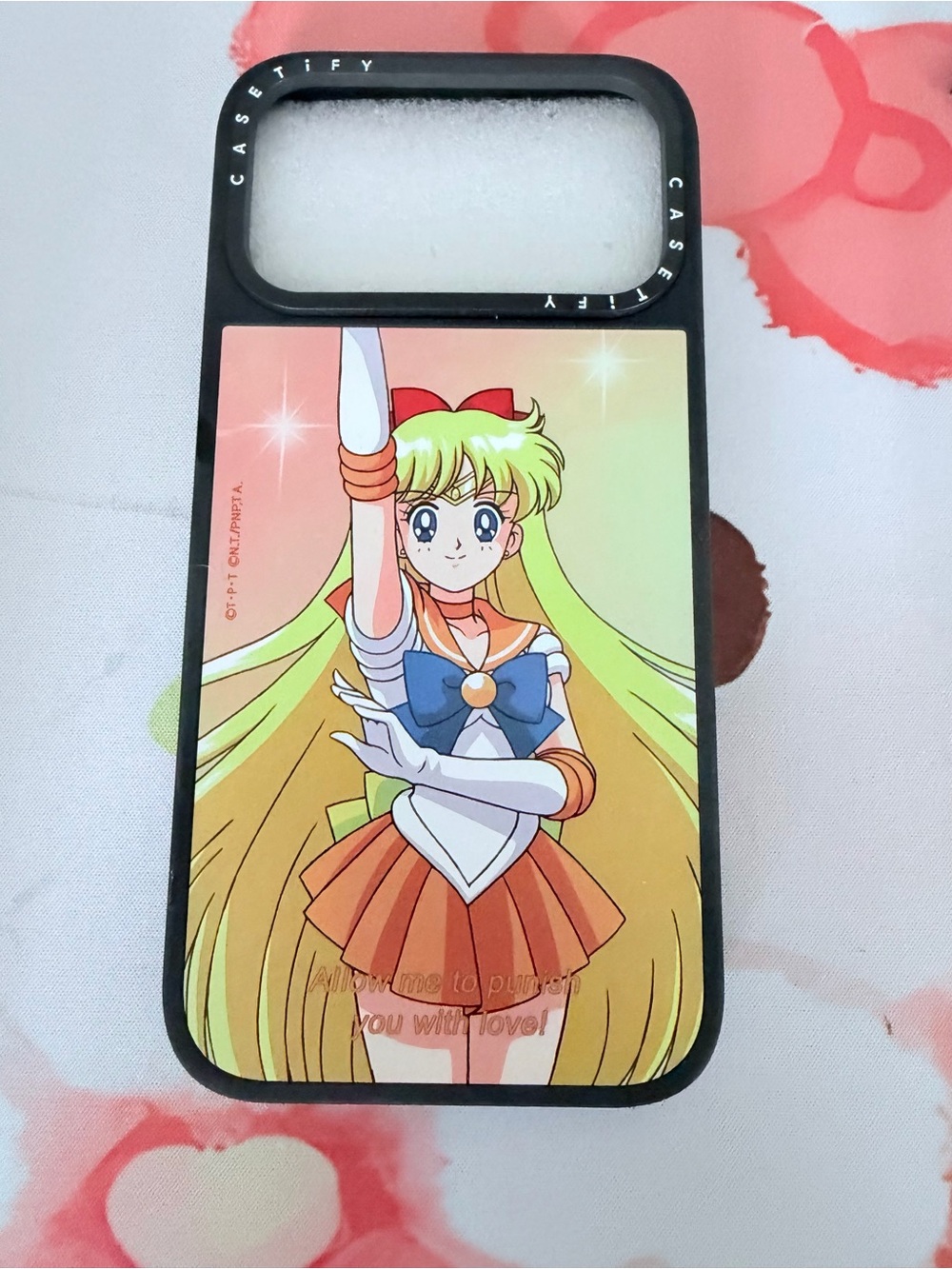Casetify Sailor Venus Anime Case - Yellow, Orange, Blue- IPhone 17 Pro Max Case